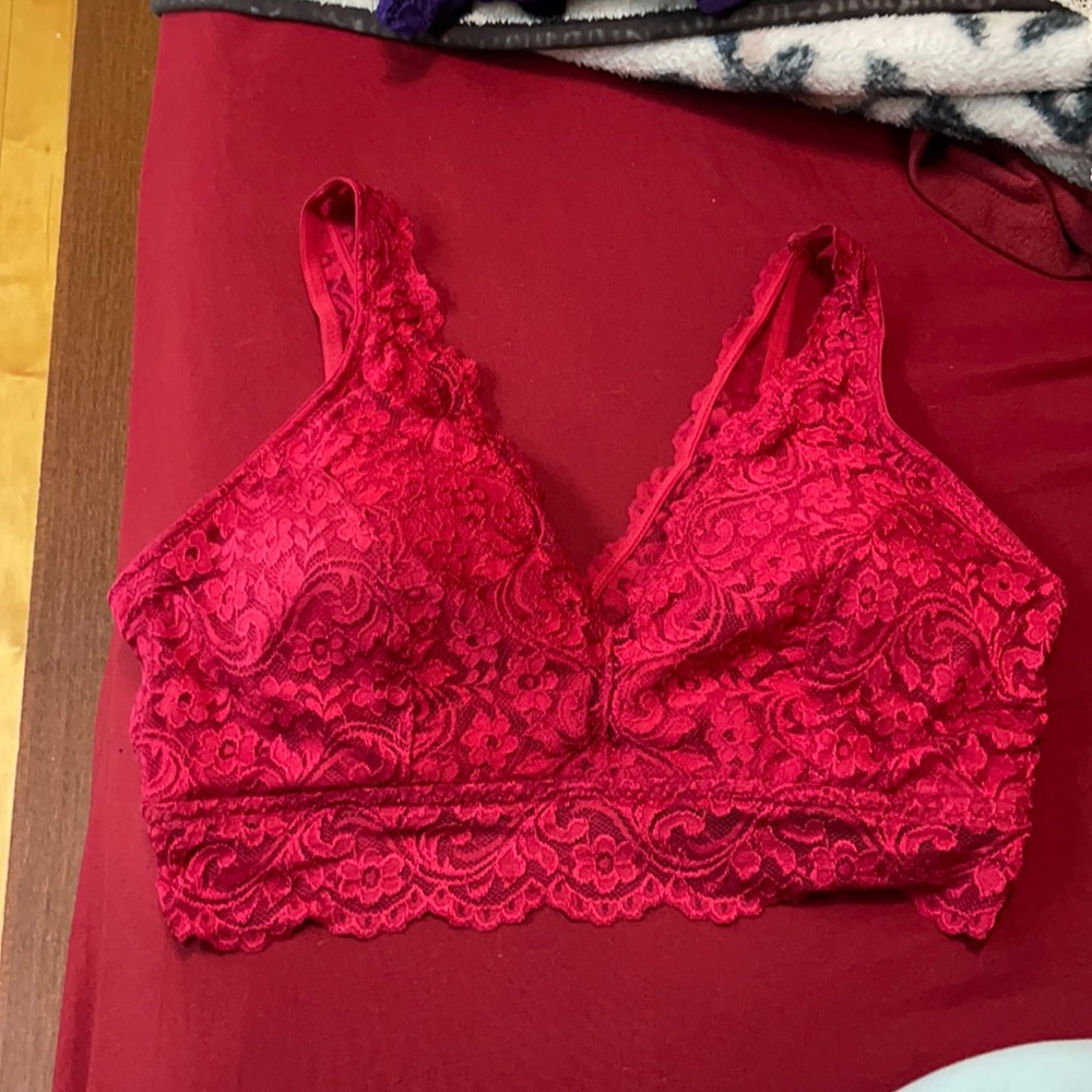 Red Bralette XXL